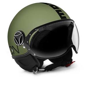 Momodesign Fgtr Classic Momo E2205 Matt Military Green Black Jet Helmet