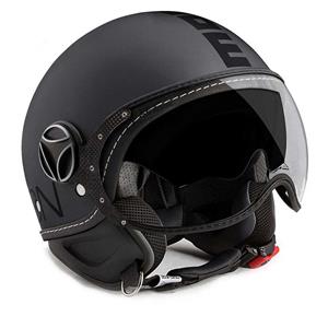 Momodesign Fgtr Evo Momo E2205 Titanium Frost Black Jet Helmet