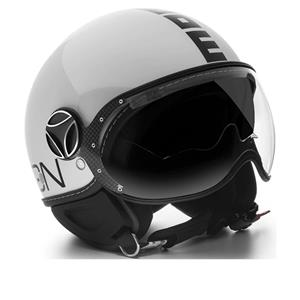 Momodesign Fgtr Evo Momo E2205 White Quarz Black Jet Helmet