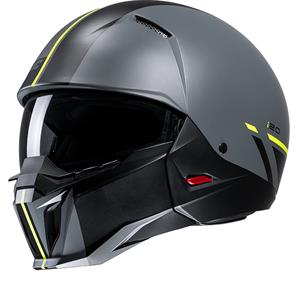 Hjc I20 Batol Grey Yellow MC3HSF Open Face Helmet