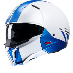 Hjc I20 Batol White Blue MC2SF Jet Helmet