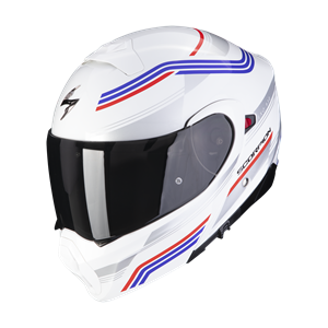 Scorpion Exo-930 Multi White-Blue-Red Modular Helmet