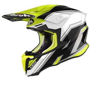 Airoh Twist 2.0 Shaken Geel Offroad helm