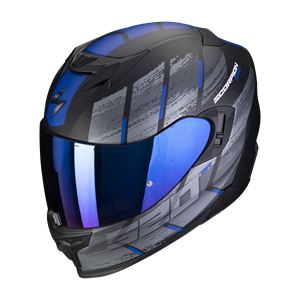 Scorpion Exo-520 Evo Air Maha Matt Black-Blue Full Face Helmet