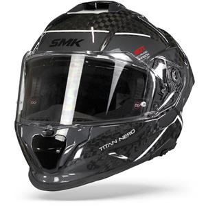 SMK Titan Carbon Nero White Grey Full Face Helmet