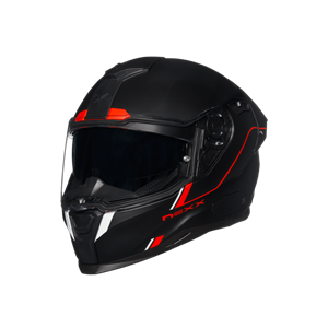 Nexx Sx.100R Frenetic Red Black Matt Full Face Helmet