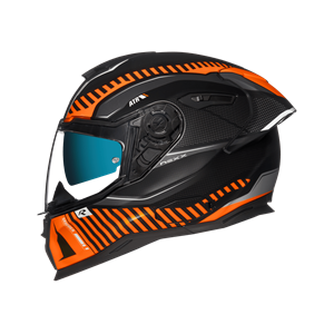 Nexx Sx.100R Skidder Orange Black Matt Full Face Helmet 