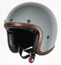 Helstons Brave Carbon Fiber Gray Jet Helmet