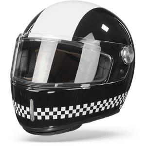 Nexx X.G100R Finish Line Black White Full Face Helmet