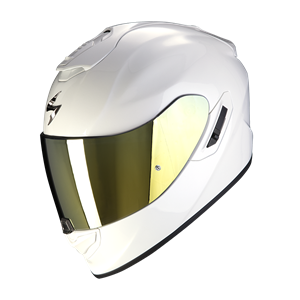Scorpion Exo-1400 Evo Air Solid Pearl White Full Face Helmet