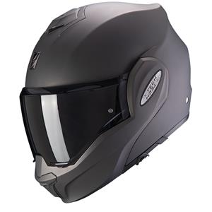 Scorpion Exo-Tech Evo Solid Matt Anthracite Modular Helmet