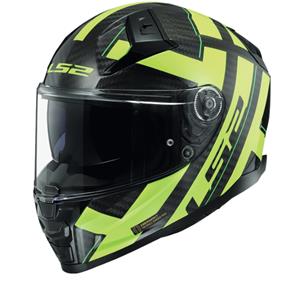 LS2 FF811 Vector II Carbon Strong Glossy Yellow Full Face Helmet