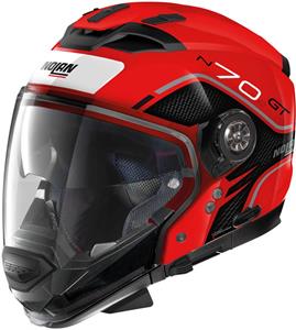 Nolan N70-2 Gt Flywheel 54 Corsa Red Multi Helmet