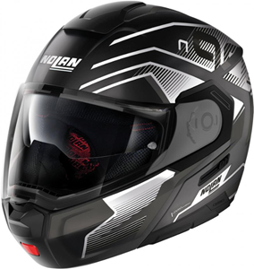 Nolan N90-3 Comeback 43 Flat Black Modular Helmet 