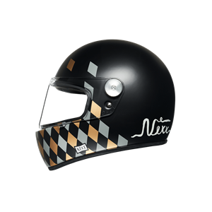 Nexx X.G100R Checkmate Black Matt Full Face Helmet