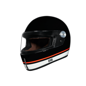 Nexx X.G100R Rumble Black White Full Face Helmet