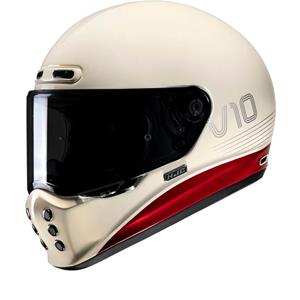 HJC V10 Tami Beige Red Mc1 Full Face Helmet