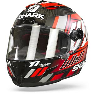 Shark Race-R Pro Carbon Zarco Speedblock Carbon Red White DRW Full Face Helmet