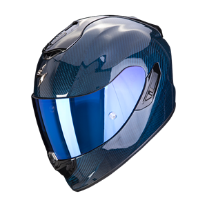 Scorpion Exo-1400 Evo Carbon Air Solid Blue Full Face Helmet