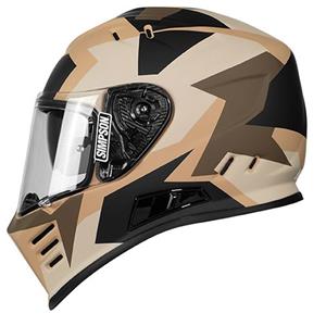 Simpson Helmet Venom Panzer Tan Brown Full Face Helmet 