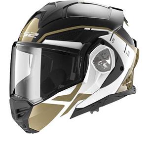 LS2 FF901 Advant X Metryk Black Gold Modular Helmet