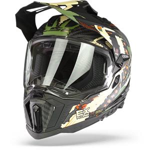 LS2 MX701 C Explorer Extend Matt Military Green Adventure Helmet