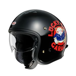 Shoei  J.O Lucky Cat Garage Tc-5 Jet Helmet