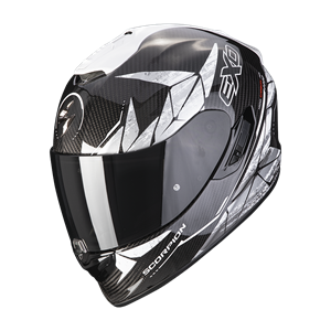 Scorpion Exo-1400 Evo Carbon Air Aranea Black-White Full Face helmet