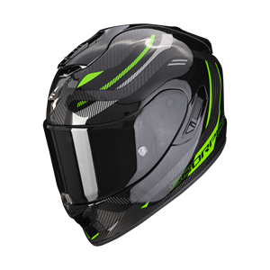 Scorpion Exo-1400 Evo Carbon Air Kydra Black-Green Full Face Helmet