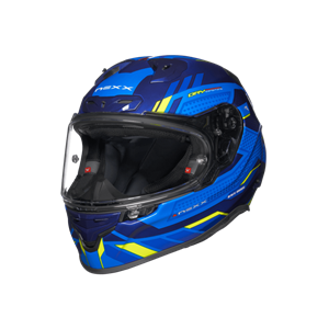 Nexx X.R3R Precision Blue Neon Full Face Helmet