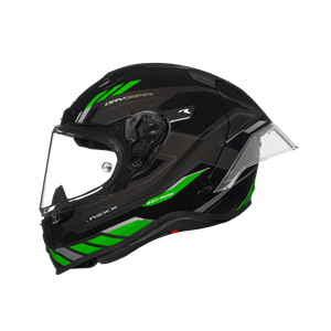 Nexx X.R3R Precision Black Green Full Face Helmet