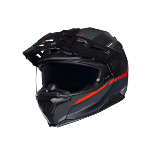 Nexx X.Vilijord Continental Grey Red Matt Modular Helmet