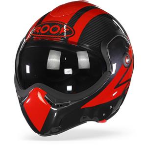 ROOF BoXXer Carbon Dart Red Modular Helmet
