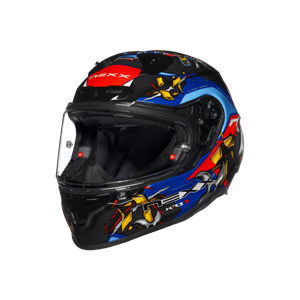 Nexx X.R3R Izo Blue Red Full Face Helmet