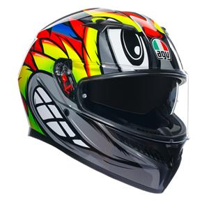 Agv K3 E2206 Mplk Birdy 2.0 Grijs Geel Rood 012 Integraalhelm