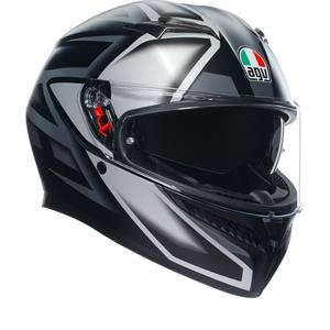 Agv K3 E2206 Mplk Compound Matt Black Grey 008 Full Face Helmet