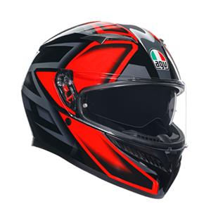 Agv K3 E2206 Mplk Compound Black Red 009 Full Face Helmet 