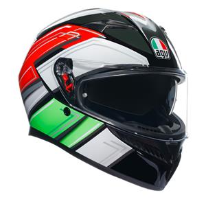 Agv K3 E2206 Mplk Wing Black Italy 007 Full Face Helmet