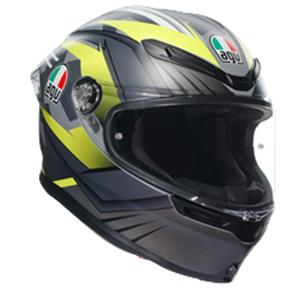 Agv K6 S E2206 Mplk Excite Matt Camo Yellow Fluo 005 Full Face Helmet