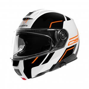 Schuberth C5 Master White Orange Modular Helmet