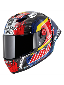 Shark Race-R Pro GP Replica Zarco Chakra Carbon Violet Blue DVB Full Face Helmet