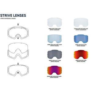 Spect Red Bull Strive Spare Lens Red Flash Maat