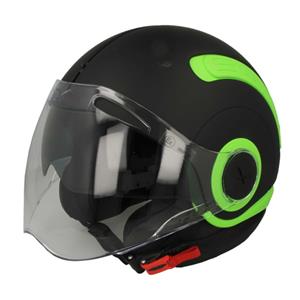 Nexx SX.10 Open Helm Groen/Zwart, Maat M