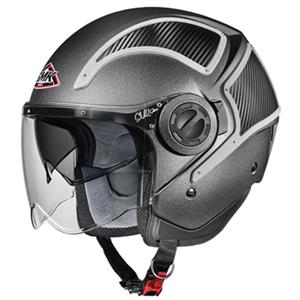 Offener Helm SMK PHOENIX Glanzlos/Schwarz, Größe M