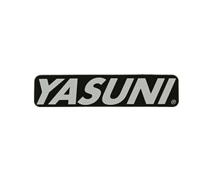 Sticker Einddemper 110x25mm YASUNI
