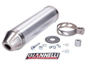 Giannelli Einddemper  Aluminium voor Aprilia RX, SX 50 06-15, Derbi Senda 50 RX, SM Xrace, Xtreme 09-15
