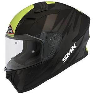 Smk integraalhelm  STELLAR glanzend/grijs/groen, maat M