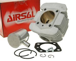 Airsal Cilinderkit  Sport 66,5cc 45mm voor GAC Mobylette Campera, MBK Carre AV88