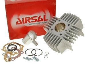 Airsal Cilinderkit  Sport 48,8cc 38mm voor Puch Automaat met langen Kühlrippen