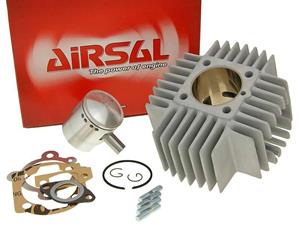 Airsal Cilinderkit  Racing 68,4cc 45mm voor Puch Automaat, X30 met korten Kühlrippen
